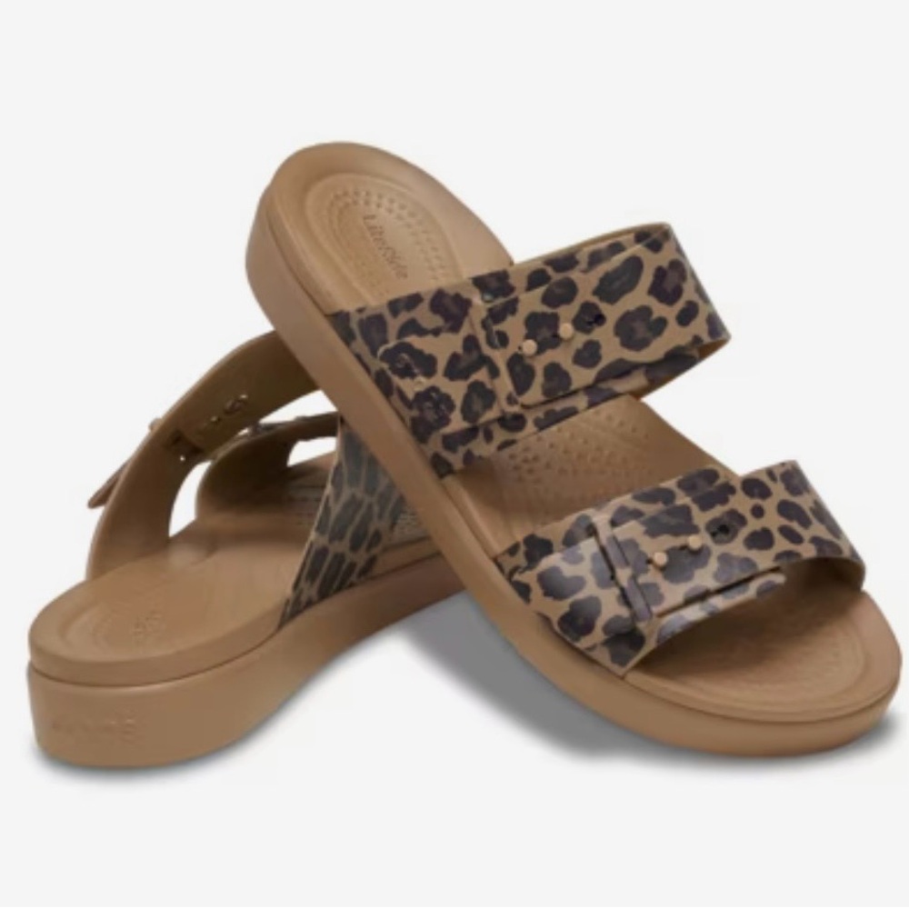 New-Crocs Brooklyn Low Low Wedge Sandal